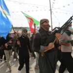 مرزنشینان ک رد قصرشیرین در رزمایش جان فدایان ایران آمادگی دفاع از کشور را نشان دادند